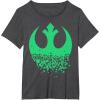 image:imageStar Wars Saint Patricks Day Rebel Alliance TShirt TShirtDark Heather Grey