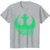 image:imageStar Wars Saint Patricks Day Rebel Alliance TShirt TShirtHeather Grey