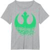 image:imageStar Wars Saint Patricks Day Rebel Alliance TShirt TShirtHeather Grey