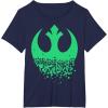 image:imageStar Wars Saint Patricks Day Rebel Alliance TShirt TShirtNavy Blue