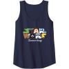 image:imageStar Wars Summer Vacay Epic Characters Group Shot Chest Logo Tank TopNavy Blue