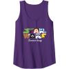 image:imageStar Wars Summer Vacay Epic Characters Group Shot Chest Logo Tank TopPurple