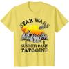 image:imageStar Wars Tatooine Summer Camp Igloo Sunrise Retro TShirt TShirtLemon Yellow