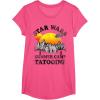 image:imageStar Wars Tatooine Summer Camp Igloo Sunrise Retro TShirt TShirtPink Heather