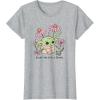 image:imageStar Wars The Mandalorian Grogu Enjoy The Little Things TShirtHeather Grey