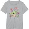 image:imageStar Wars The Mandalorian Grogu Enjoy The Little Things TShirtHeather Grey