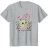 image:imageStar Wars The Mandalorian Grogu Enjoy The Little Things TShirtHeather Grey