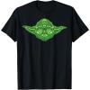 image:imageStar Wars Yoda Clover Face St Patricks Day Graphic TShirt TShirtBlack