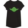 image:imageStar Wars Yoda Clover Face St Patricks Day Graphic TShirt TShirtBlack