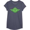 image:imageStar Wars Yoda Clover Face St Patricks Day Graphic TShirt TShirtHeather Blue