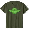 image:imageStar Wars Yoda Clover Face St Patricks Day Graphic TShirt TShirtOlive Green