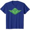 image:imageStar Wars Yoda Clover Face St Patricks Day Graphic TShirt TShirtRoyal Blue