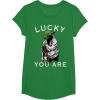 image:imageStar Wars Yoda Lucky You Are Saint Patricks Graphic TShirt TShirtKelly Green