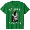 image:imageStar Wars Yoda Lucky You Are Saint Patricks Graphic TShirt TShirtKelly Green