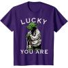image:imageStar Wars Yoda Lucky You Are Saint Patricks Graphic TShirt TShirtPurple
