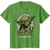 image:imageStar Wars Yoda Pinch Me Not St Patricks Graphic TShirt TShirtGrass Green