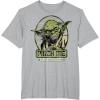 image:imageStar Wars Yoda Pinch Me Not St Patricks Graphic TShirt TShirtHeather Grey
