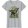 image:imageStar Wars Yoda Pinch Me Not St Patricks Graphic TShirt TShirtHeather Grey