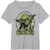 image:imageStar Wars Yoda Pinch Me Not St Patricks Graphic TShirt TShirtHeather Grey
