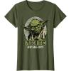 image:imageStar Wars Yoda Pinch Me Not St Patricks Graphic TShirt TShirtOlive Green