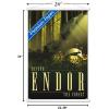 image:imageTrends International Star Wars Endor  See the Forest by Russell Walks Wall Poster 22375 x 34 Premium Unframed VersionPremium Print and White Hanger Bundle