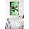 image:imageTrends International Star Wars Saga  Yoda Wall Poster 22375 x 34 Premium Unframed VersionPremium Print and Beechwood Hanger Bundle