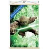 image:imageTrends International Star Wars Saga  Yoda Wall Poster 22375 x 34 Premium Unframed VersionPremium Print and Beechwood Hanger Bundle