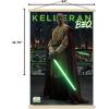 image:imageTrends International Star Wars The Mandalorian Season 3  Kelleran Beq Wall Poster 34L x 224W Premium Unframed VersionPremium Print and Beechwood Hanger Bundle