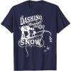 image:imageStar Wars ATAT ATST Dashing Through Snow Christmas TShirt TShirtNavy Blue