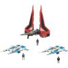 image:imageStar Wars Micro Galaxy Squadron Maul Shadow Collective Set  Deluxe Battle Pack with Three Vehicles and Three 1Inch Micro Figure Accessories