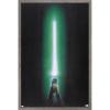 image:imageStar Wars Original Trilogy  Green Lightsaber Wall Poster 34L x 224W Premium Unframed VersionBarnwood Framed Version