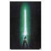image:imageStar Wars Original Trilogy  Green Lightsaber Wall Poster 34L x 224W Premium Unframed VersionWhite Framed Version