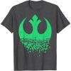 image:imageStar Wars Saint Patricks Day Rebel Alliance TShirt TShirtDark Heather Grey
