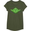 image:imageStar Wars Yoda Clover Face St Patricks Day Graphic TShirt TShirtOlive Green
