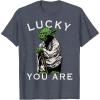 image:imageStar Wars Yoda Lucky You Are Saint Patricks Graphic TShirt TShirtHeather Blue
