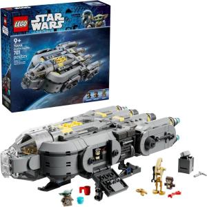 image:imageLEGO Star Wars The Mandalorian and Grogu Anzellan Starship Building Toy  Build and Display Set for Boys amp Girls Ages 9  Star Wars Gifts for Kids  WGrogu amp 2 Anzellan Figures  75445