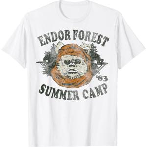 image:imageStar Wars Endor Summer Camp 83 Head Shot Portrait TShirtWhite