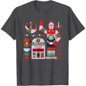 image:imageStar Wars R2D2 and C3PO Nordic Print Christmas Holiday TShirtDark Heather Grey