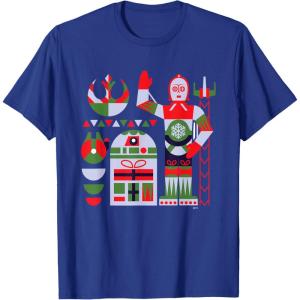 image:imageStar Wars R2D2 and C3PO Nordic Print Christmas Holiday TShirtRoyal Blue