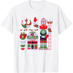 image:imageStar Wars R2D2 and C3PO Nordic Print Christmas Holiday TShirtWhite