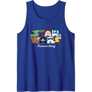image:imageStar Wars Summer Vacay Epic Characters Group Shot Chest Logo Tank TopRoyal Blue