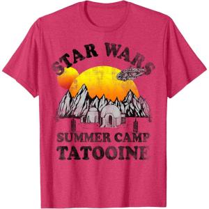 image:imageStar Wars Tatooine Summer Camp Igloo Sunrise Retro TShirt TShirtRed Heather