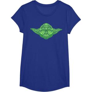 image:imageStar Wars Yoda Clover Face St Patricks Day Graphic TShirt TShirtRoyal Blue