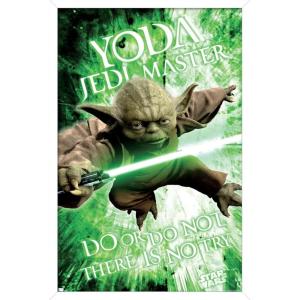 image:imageTrends International Star Wars Saga  Yoda Wall Poster 22375 x 34 Premium Unframed VersionWhite Framed Version