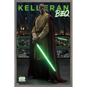 image:imageTrends International Star Wars The Mandalorian Season 3  Kelleran Beq Wall Poster 34L x 224W Premium Unframed VersionBarnwood Framed Version
