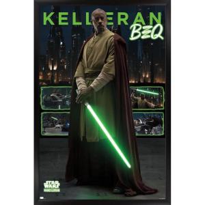 image:imageTrends International Star Wars The Mandalorian Season 3  Kelleran Beq Wall Poster 34L x 224W Premium Unframed VersionBlack Framed Version