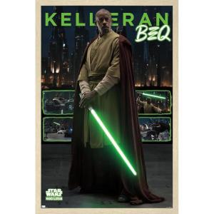 image:imageTrends International Star Wars The Mandalorian Season 3  Kelleran Beq Wall Poster 34L x 224W Premium Unframed VersionBlonde Framed Version