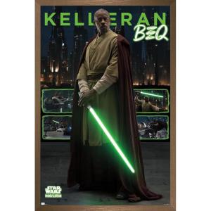 image:imageTrends International Star Wars The Mandalorian Season 3  Kelleran Beq Wall Poster 34L x 224W Premium Unframed VersionBronze Framed Version