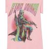 image:imageFifth Sun Girls Book of Boba Fett Fett Explosion Girls Short Sleeve Tee ShirtLight Pink