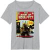 image:imageStar Wars The Book Of Boba Fett Comic Cover TShirtHeather Grey
